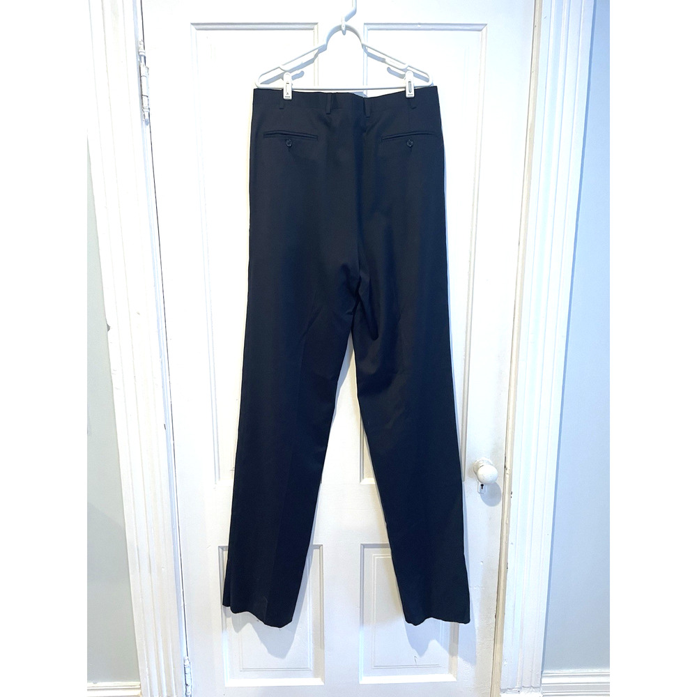 Jack Victor Men’s XL36 Navy Wool Nanoperformance Chester Pant NWT Unhemmed